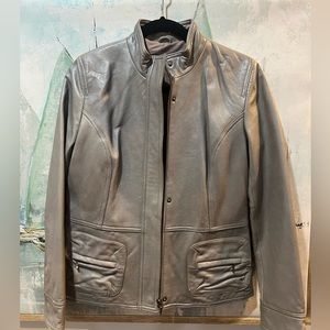 Leather bomber ideal cover over tank with jeans.